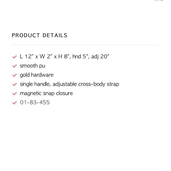 SHIRALEAH Nude Tory Top Handle Bag NWT - Picture 5 of 5